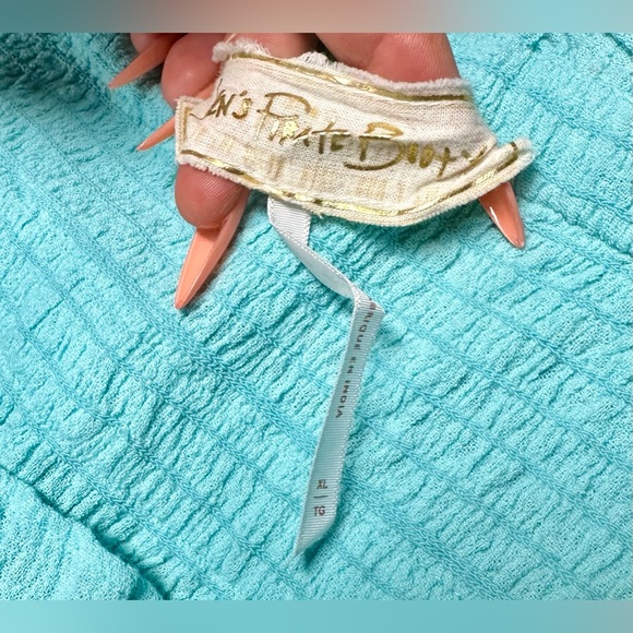 NWOT Free People X Jen’s Pirate Booty Fleetwood Tunic size XL in Ocean - Picture 5 of 10